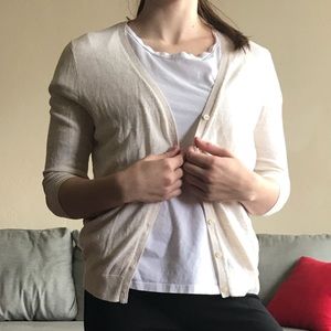 Cream Colored Light Cardigan